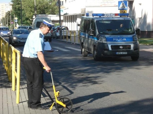 Jedna osoba trafiła do szpitala po wypadku na ul. Curie-Skłodowskiej