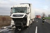 Wypadek na drodze Wrocław - Świdnica. Zderzenie czterech samochodów