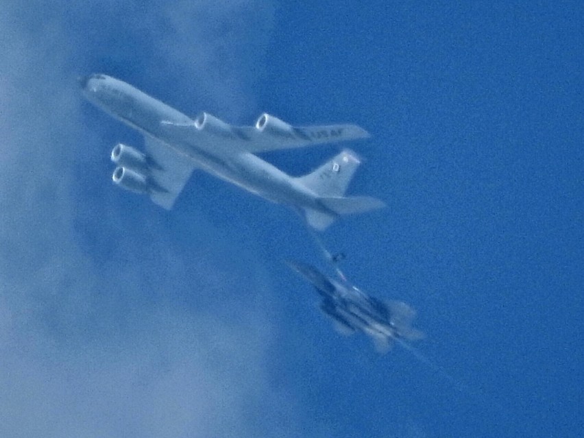 Siły Powietrzne USA ćwiczyły tankowanie w powietrzu