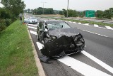 Wypadek w Dworzysku. Renault zderzyło się z ciężarówka! [zdjęcia]
