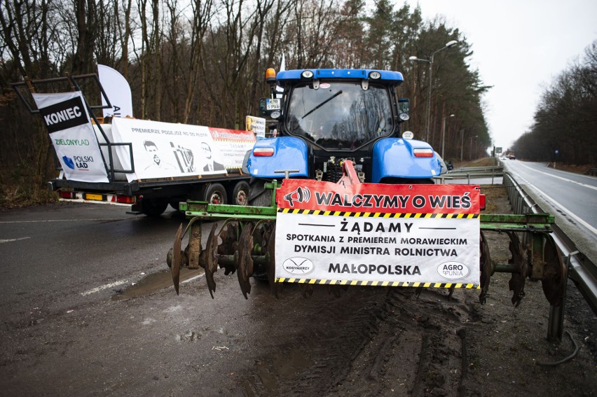 Protest Agrounii w Małopolsce.