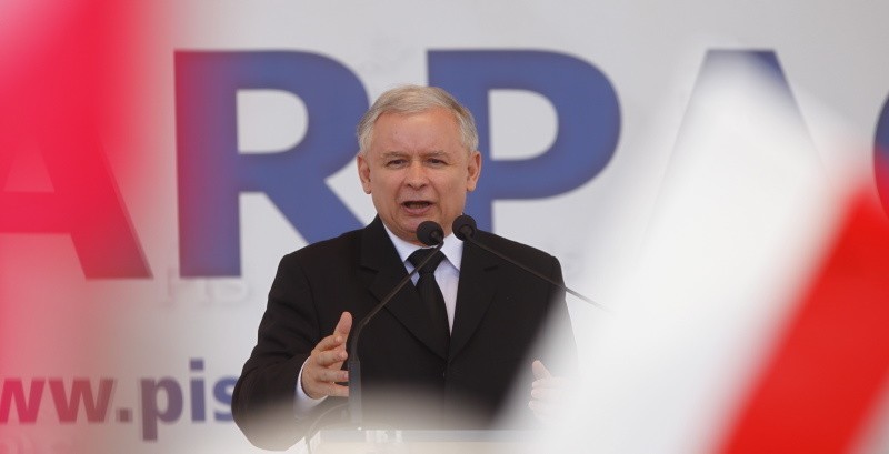 Jaroslaw Kaczynski w Rzeszowie...