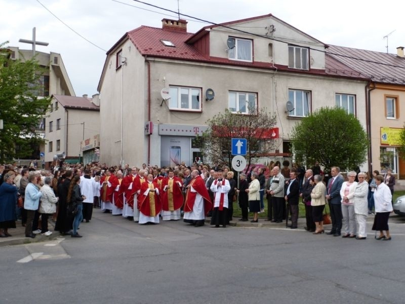 Symbole Światowych Dni Młodzieży w Staszowie