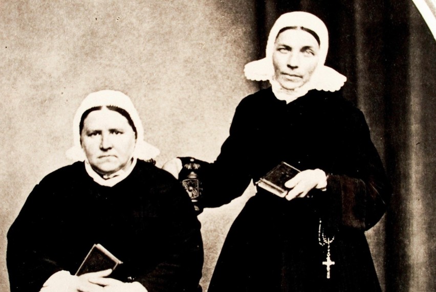 Bł. Maria Luiza Merkert i matka Franciszka Werner, 1872 rok.