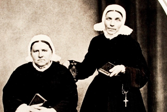 Bł. Maria Luiza Merkert i matka Franciszka Werner, 1872 rok.