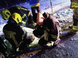 Wypadek na drodze Szczecin - Chociwel. Trzy osoby w szpitalu, pies nie przeżył