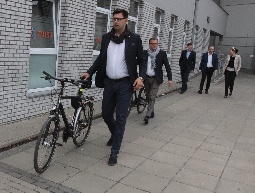 System roweru miejskiego w Radomiu. Konferencja prasowa...