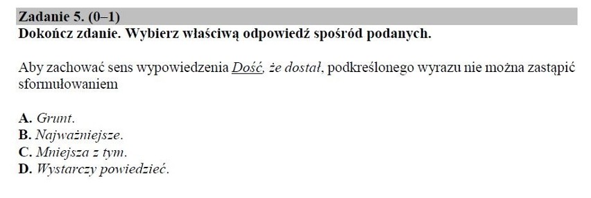 Egzamin gimnazjalny 2019. JĘZYK POLSKI część humanistyczna. Odpowiedzi i arkusz pytań CKE w serwisie EDUKACJA