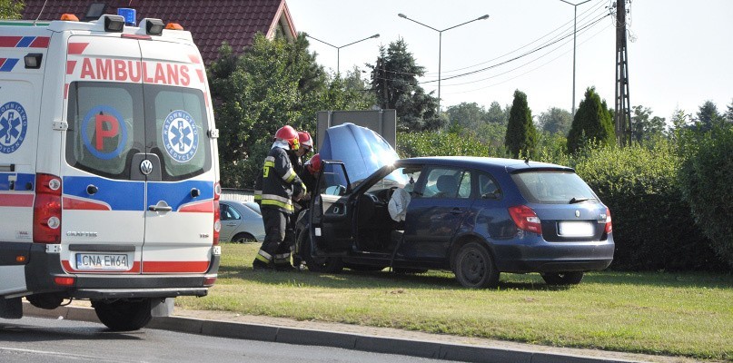 Wypadek w Szubinie...