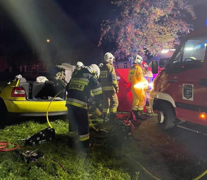 Śmiertelny wypadek we wsi Bogdanowo koło Piotrkowa...