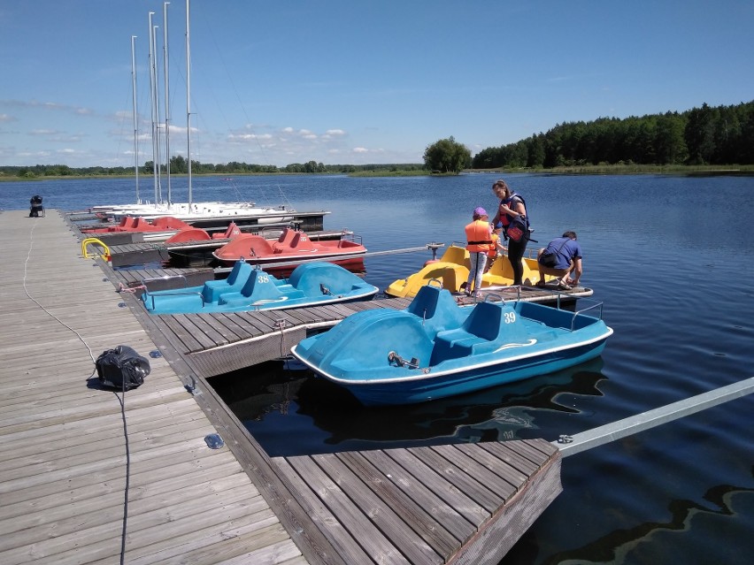 Plaża miejska na terenie Ośrodka Sportów Wodnych "Dojlidy" w...