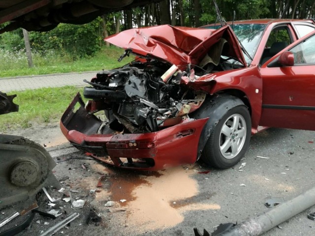 Wypadek w Chwaszczynie, ul. Gdańska - 24 lipca 2017