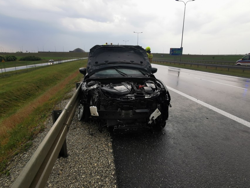 Do poważnego wypadku doszło na autostradzie A1 w...