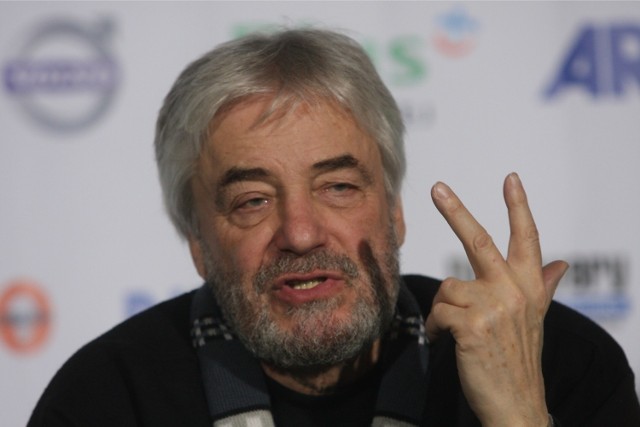 Andrzej Żuławski podczas Camerimage 2008 w Łodzi.