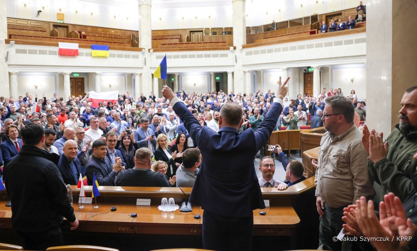 Wystąpienie Prezydenta RP Andrzeja Dudy zostało nagrodzone...