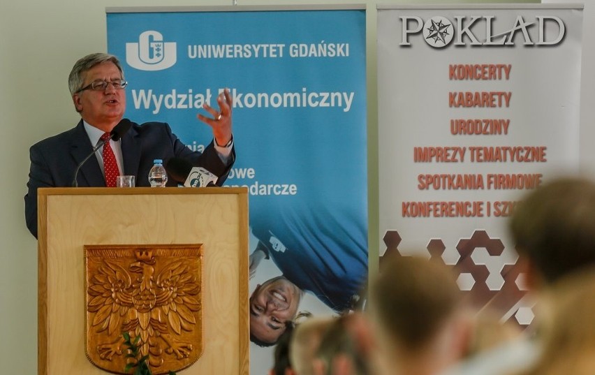 Bronisław Komorowski na Uniwersytecie Gdańskim. Obchody Dnia...