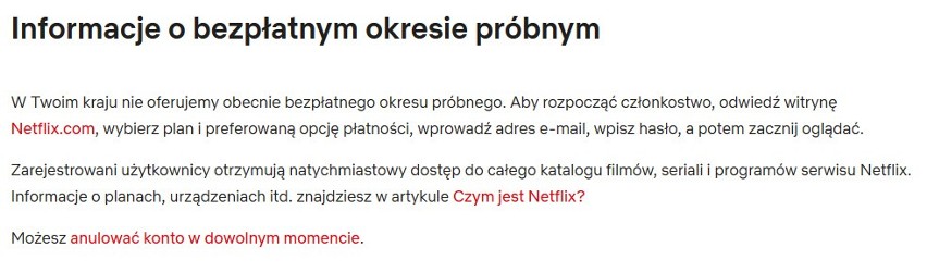 Netflix wycofuje darmowy miesiąc próbny dla Polaków. Nawet 50 tys. fejkowych kont