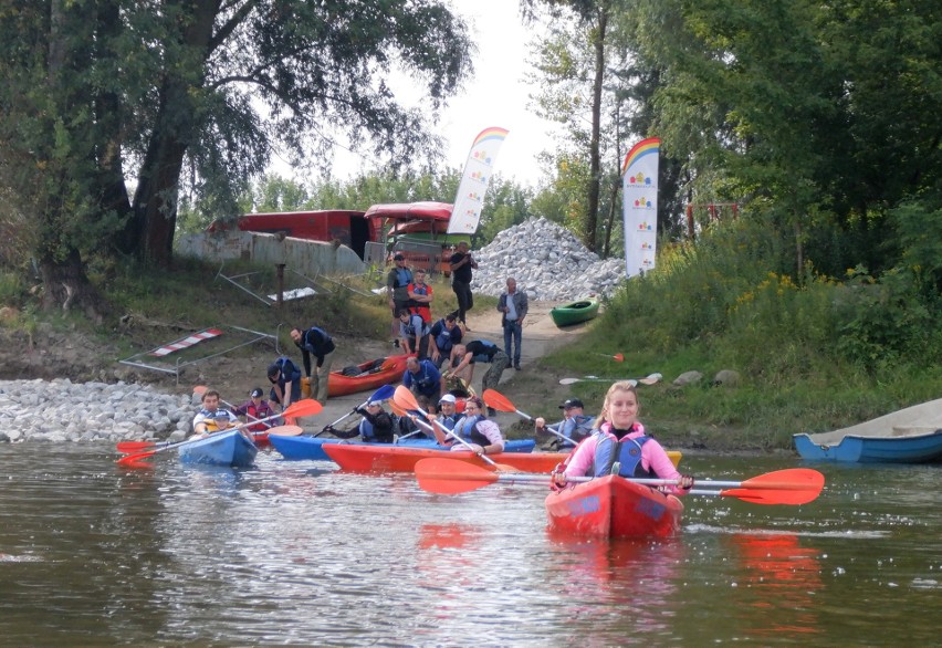 Start spływu w Solcu Kujawskim