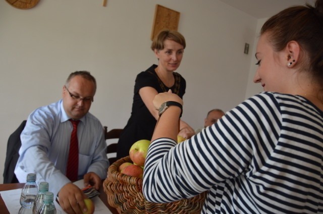 Przewodnicząca Rady Gminy Beata Pieńkos także skosztowała...