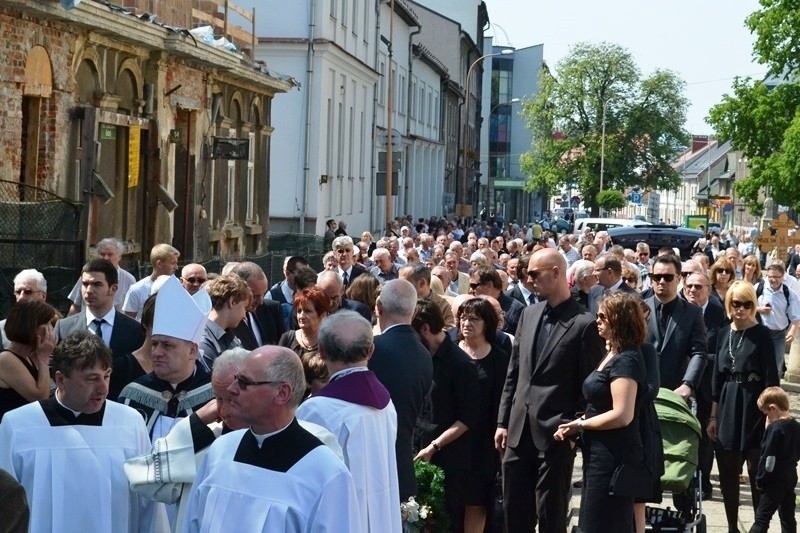 Pogrzeb Zbigniewa Pietrzykowskiego w Bielsku-Białej