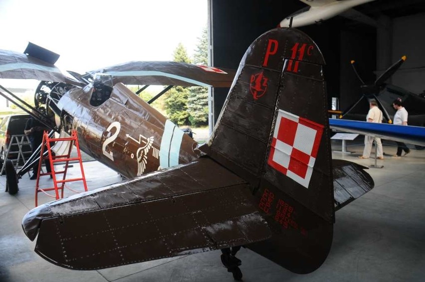Polski samolot myśliwski P.11c, uczestnik wrześniowej kampanii, odzyskuje swój blask