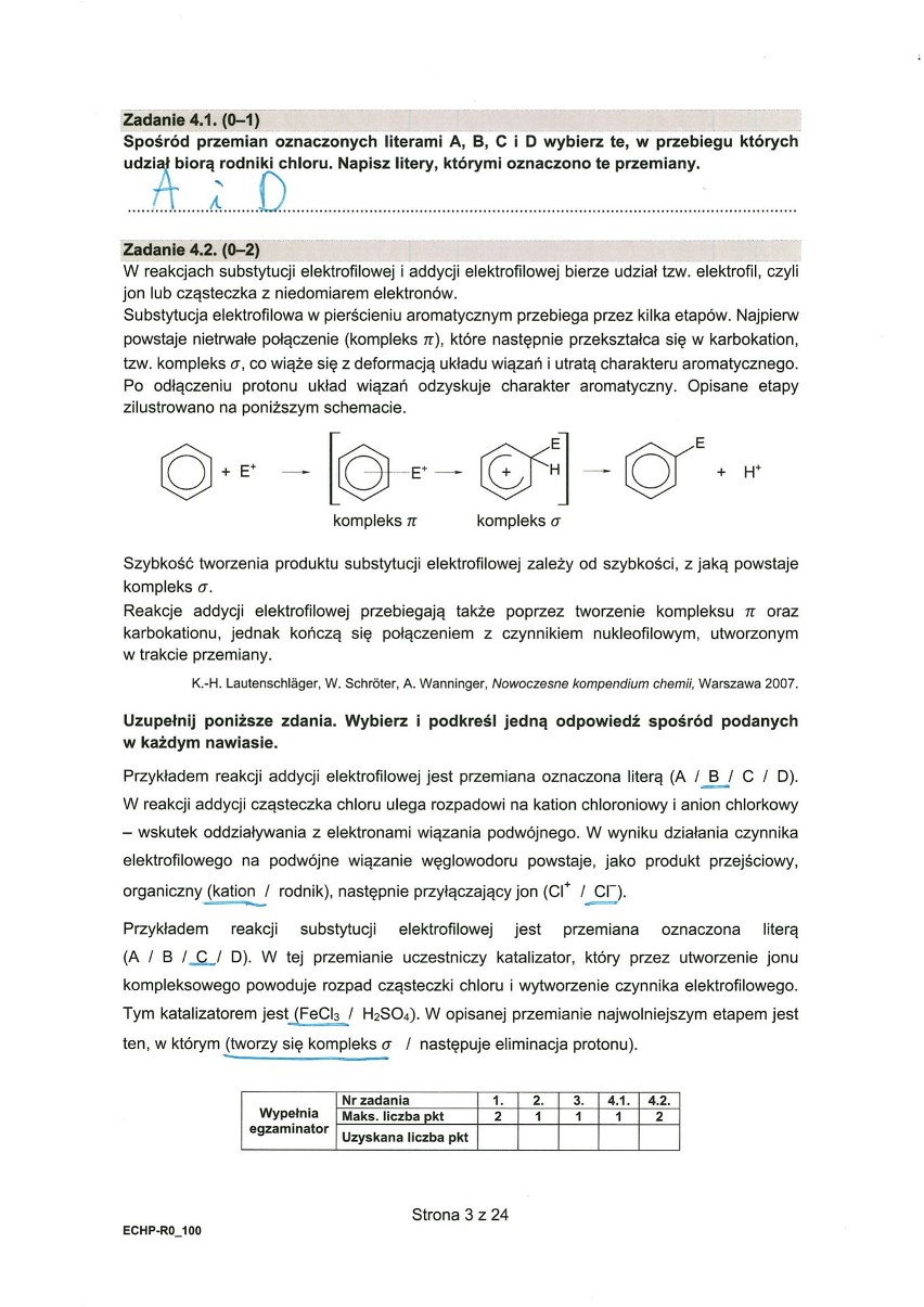 Matura chemia 2021: odpowiedzi