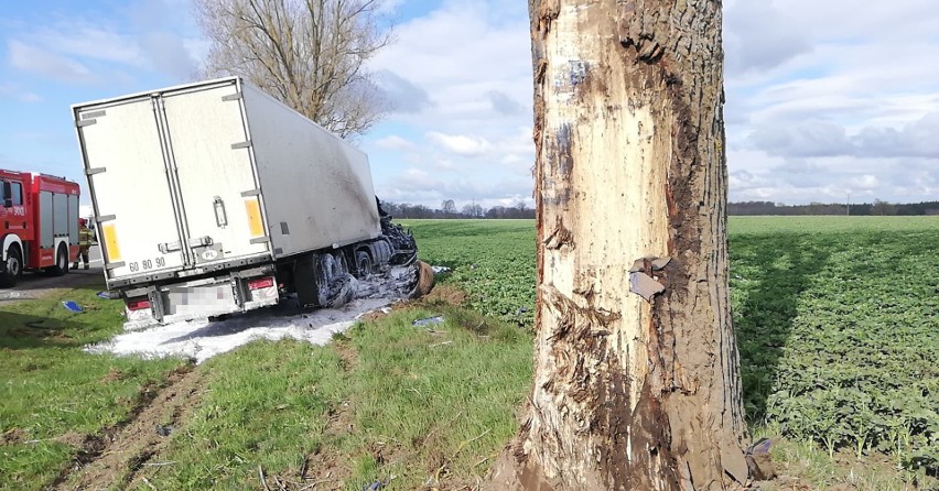 Wypadek na drodze krajowej numer 6.