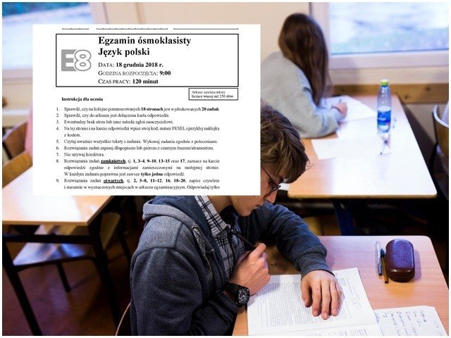 Próbny egzamin gimnazjalny 2018 JĘZYK POLSKI | Dziennik Zachodni