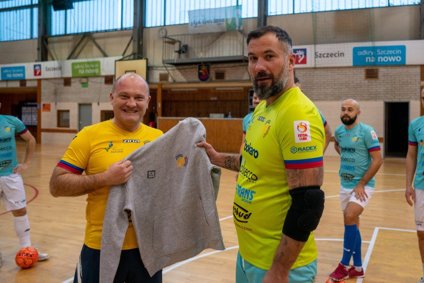 Prezydent Szczecina, Piotr Krzystek i bramkarz Futsal...