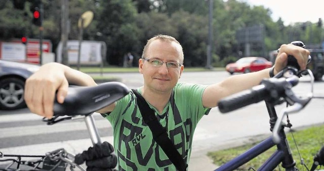 Połączyć parki Krakowa ścieżkami rowerowymi chce Łukasz Mańczyk, radny  dzielnicy Krowodrza