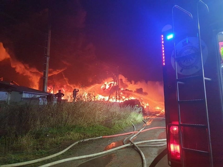 Pożar w Raciniewie gaszono kilka dni
