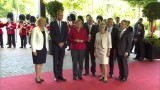 Niemcy. Książę William spotkał się z Angelą Merkel w Düsseldorfie