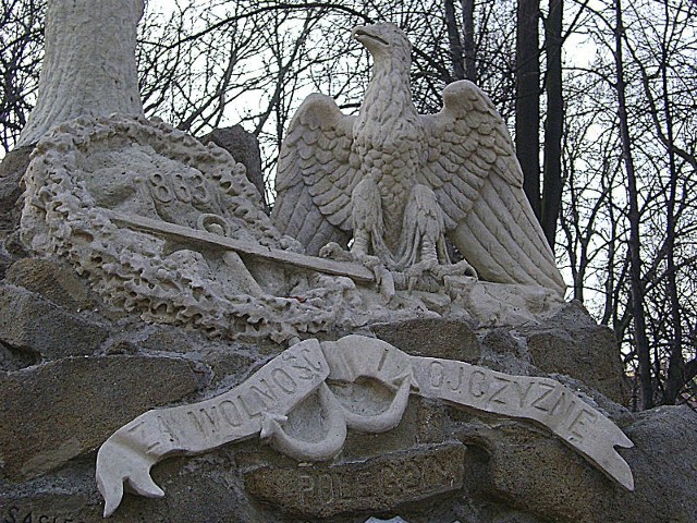 Pomnik poległych powstańców na Starym Cmentarzu w Rzeszowie.
