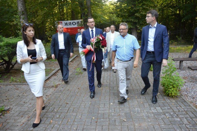 Premier Mateusz Morawiecki w Krępie Kaszubskiej, 25 sierpnia 2019 r.
