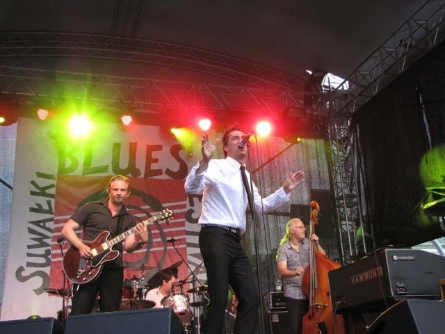 Suwałki Blues Festival 2011. Niemiecki B.B.&The Blues Shacks bardzo spodobał się festiwalowej publiczności. 