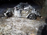 Śmiertelny wypadek koło Polskiego Świętowa. Kierowca wypadł z auta