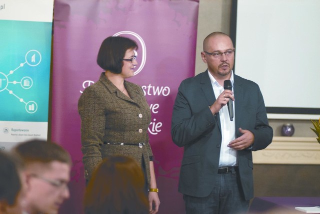 Biznes z klasą i sercemGospodarze spotkania z podlaskimi przedsiębiorcami – Anna Jaworek i Marek Wasiuk