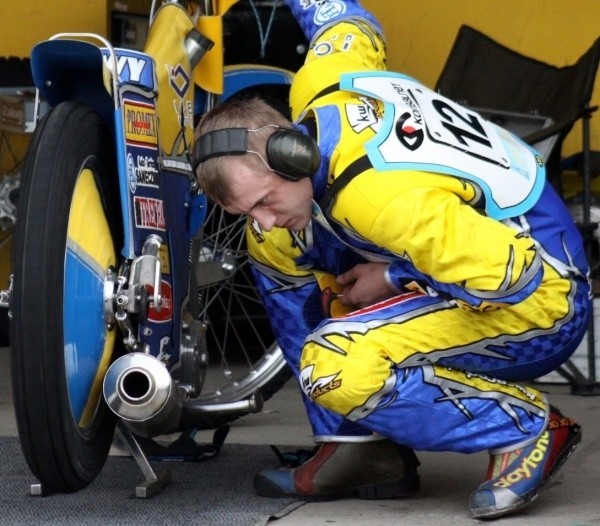 Michał Mitko dwa razy "nie dogadał&#8221; się ze swoim motocyklem.