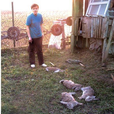 Zagryzione króliki na posesji Agnieszki Artysiewicz w Brańsku