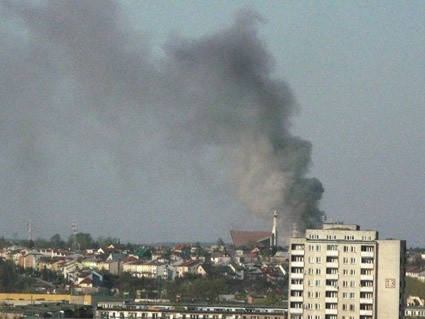 Wielki pożar, słup gryzącego dymu unosił się nad miastem! Nowe fakty (zdjęcia z miejsca pożaru)