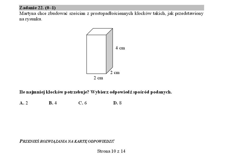 Próbny sprawdzian szóstoklasisty 2014 - języki polski,...