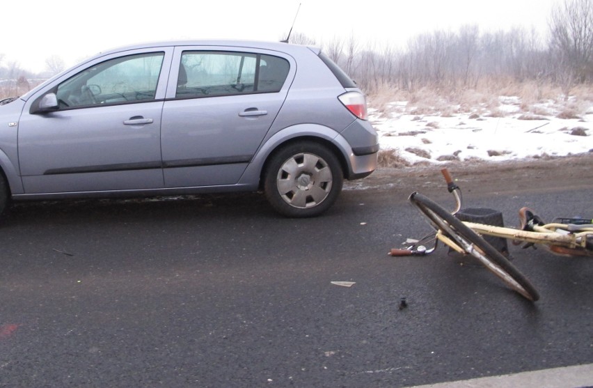 Broszkowice. Samochód potrącił rowerzystkę