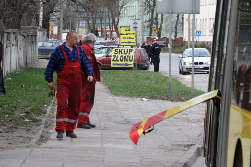 Wybuch akumulatora w autobusie MPK