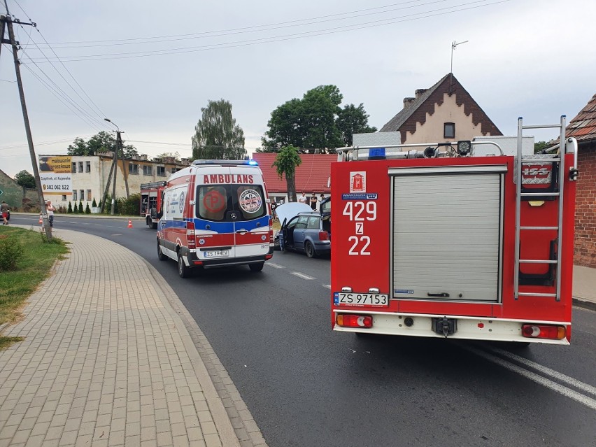 Wypadek na DK nr 20 w miejscowości Siemczyno