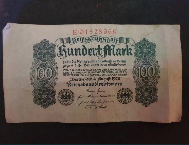 Niemiecki banknot 1922 r. UNIKAT50 000 zł