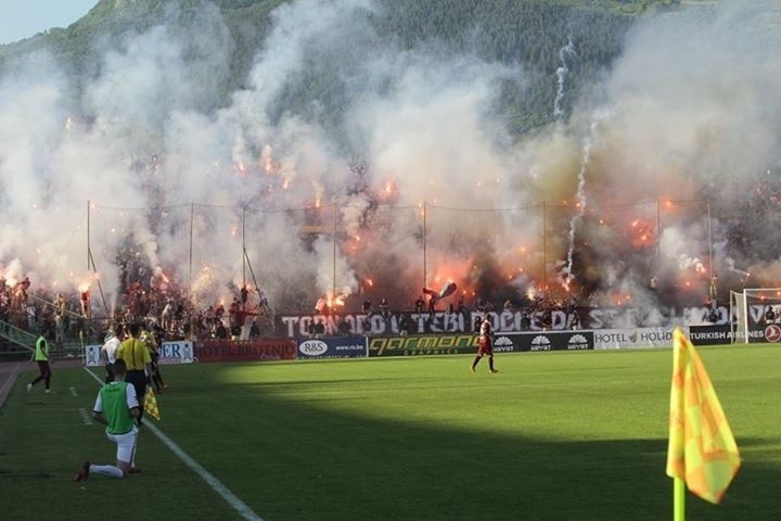 Kibice FK Sarajewo potrafią stworzyć atmosferę