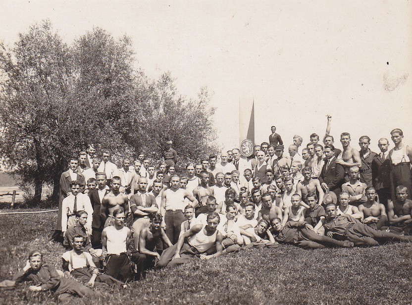 Sieradzki Sokół na zjeździe w Gorlicach w roku 1927