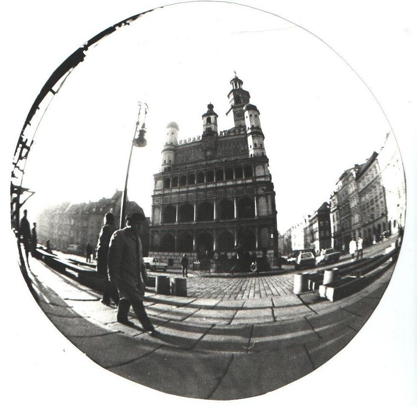 Stary Rynek w Poznaniu w "rybim oku"