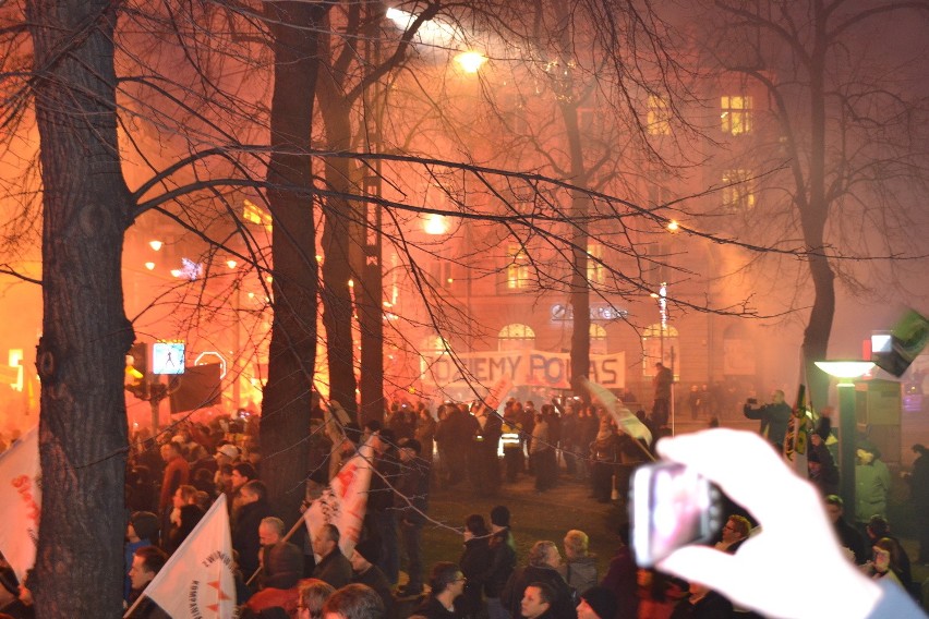 Strajk w Gliwicach: Tysiące ludzi wyszły na ulice miasta [NOWE ZDJĘCIA, RELACJA]