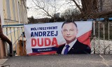 Wybory prezydenckie 2020. Nielegalne banery Andrzeja Dudy w Opolu